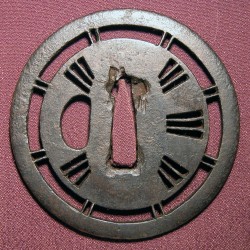 Owari Buddhist Wheel Tsuba