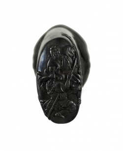 Tsuka with Yamabushi and Warrior
Description	
English: The tsuka is covered in ray skin (“ ...
