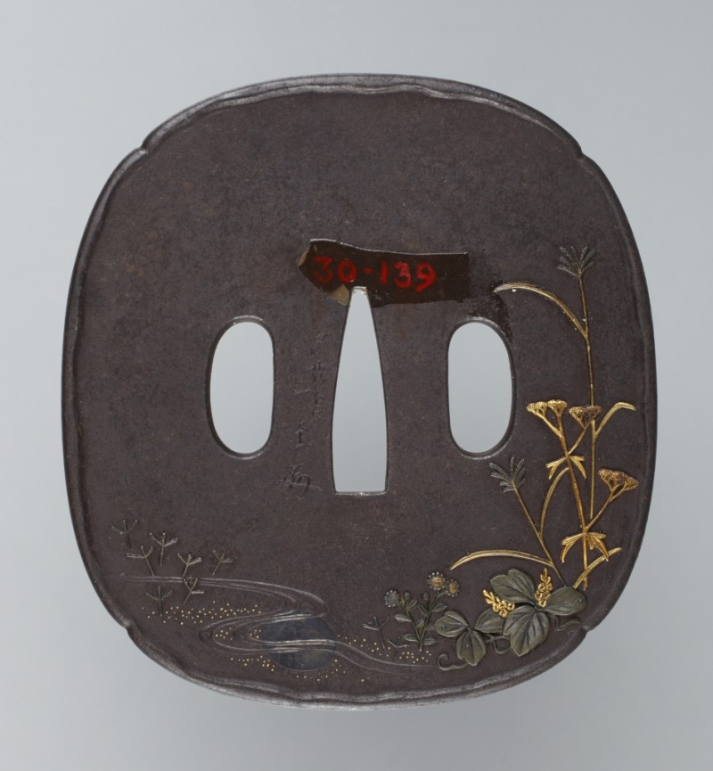 Tsuba, sword guard (y1930-139) | Princeton University Art Museum