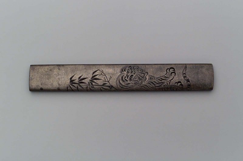 Kozuka with design of tiger and bamboo
Yokoya Somin (Japanese)
School: Yokoya School (Japanese)
 ...