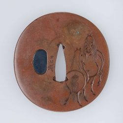 Tsuba with design of horses
Yokoya Somin (Japanese)
School: Yokoya School (Japanese)
Japanese
Ed ...