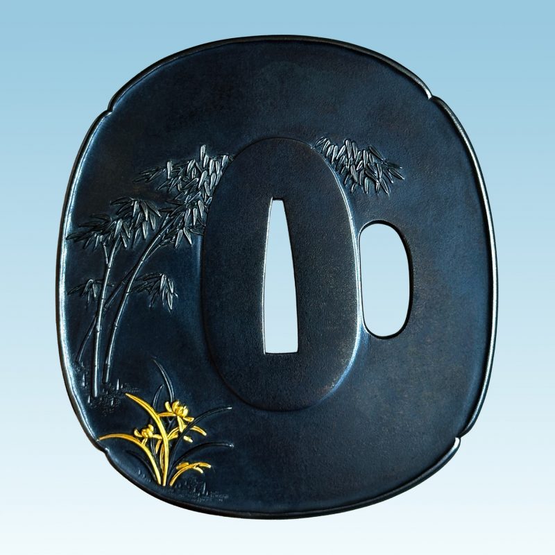 Tsuba GOTO MITSUYASU

1795-1851 – Kyōto – other name of Goto Benjo

This tsuba is made of high-q ...