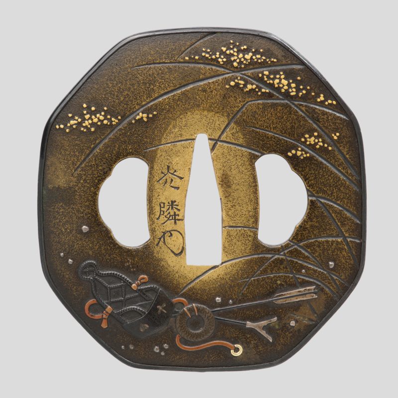 Continuing on the Musashino motif with some Kinko works by the late Higo master Korin (光隣). Th ...