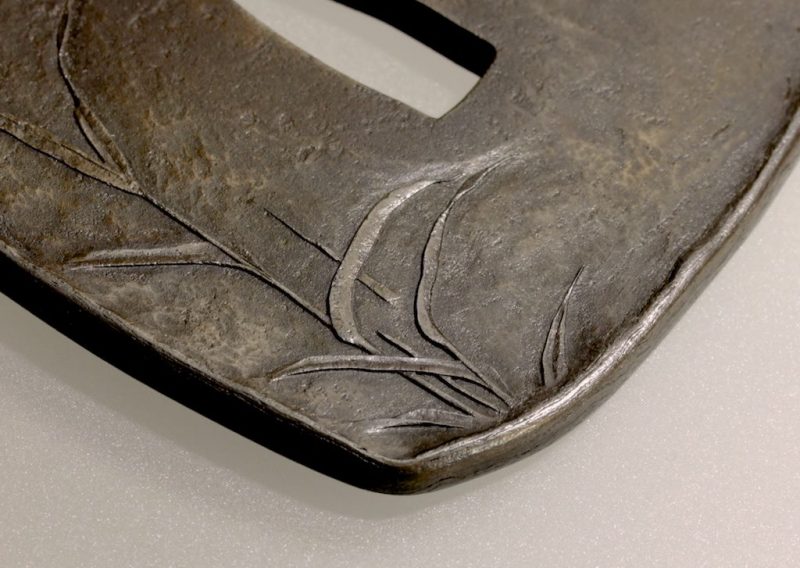 A study in textural and compositional contrasts.
A tsuba called ‘Shinsei’  新生 
This tsuba is m ...