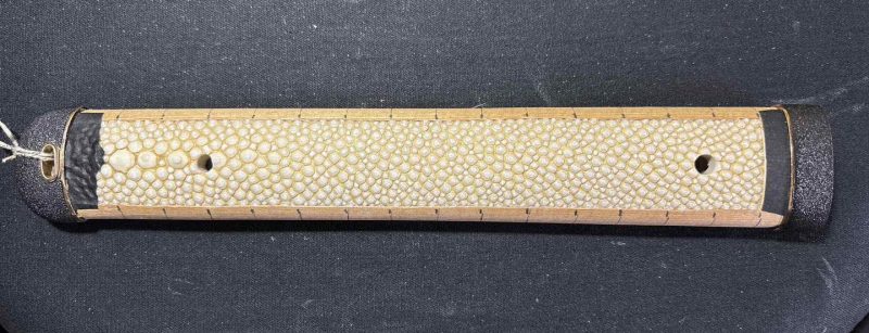 Today I received the tsuka back of my Hijikata Toshizo homage koshirae project, masterfully wrap ...
