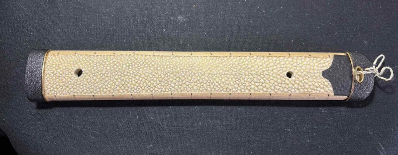 Today I received the tsuka back of my Hijikata Toshizo homage koshirae project, masterfully wrap ...