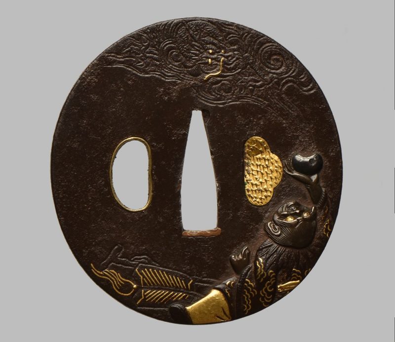 Compairison between two very similar but not identical Mito School Tsuba from The Mid Edo Period.