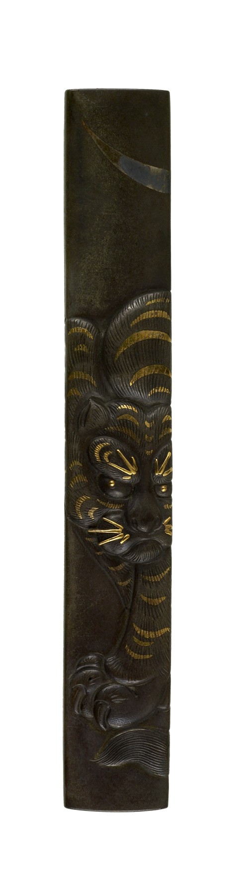 Kozuka with Tiger and Moon
Yokoya Somin (Japanese, 1670-1733) (Metalworker)
1670-1733 (late Edo) ...
