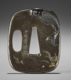 signed on the omote and dated on the ura side: TSUCHIYA TAKACHIKA, 1921 (I think the translation ...