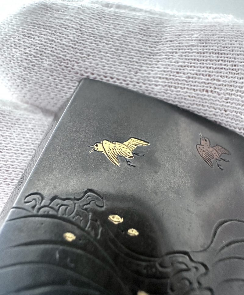 Shibuichi habaki made by Otsuki Mitsuoki(1766 – 1834)