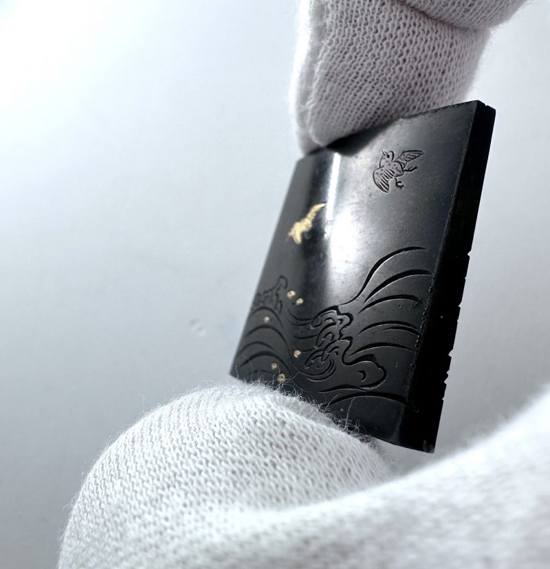 Shibuichi habaki made by Otsuki Mitsuoki(1766 – 1834)