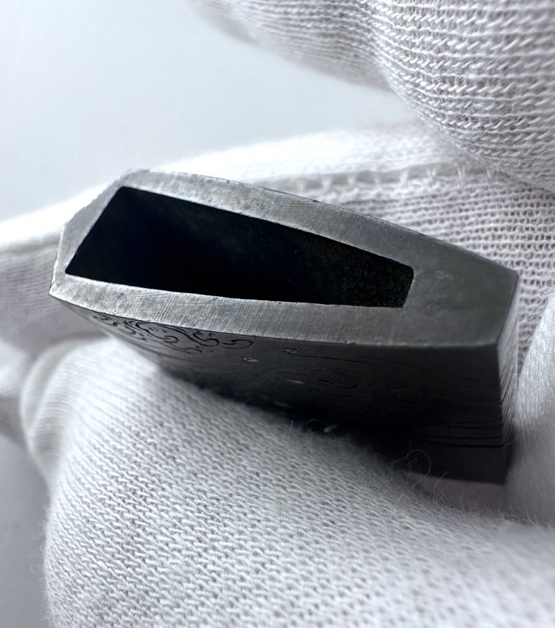 Shibuichi habaki made by Otsuki Mitsuoki(1766 – 1834)