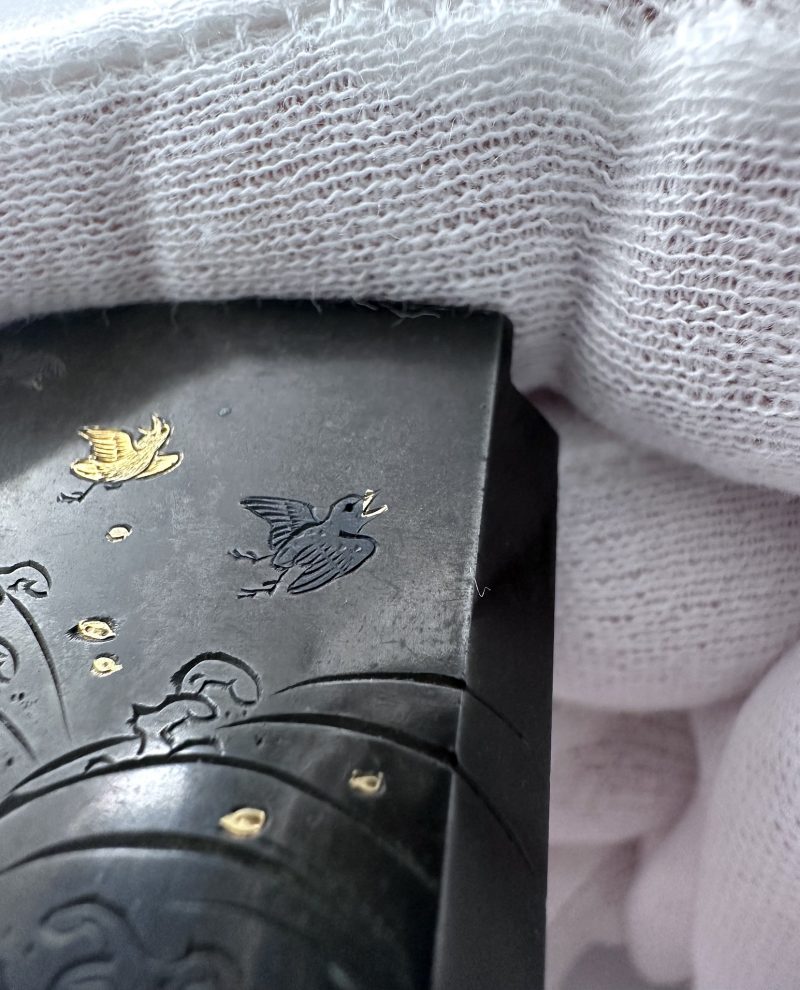 Shibuichi habaki made by Otsuki Mitsuoki(1766 – 1834)