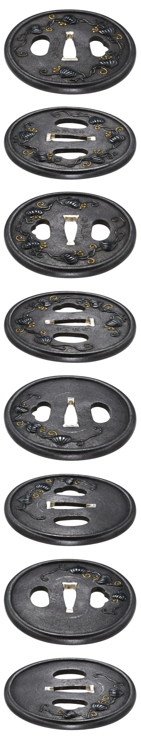 Tsuba [Furukawa Naohide Hozuki-zu-Daisyo-Tsuba][N.B.T.H.K] Tokubetsu Hozon Tosogu

Hozuki-zu-Dai ...