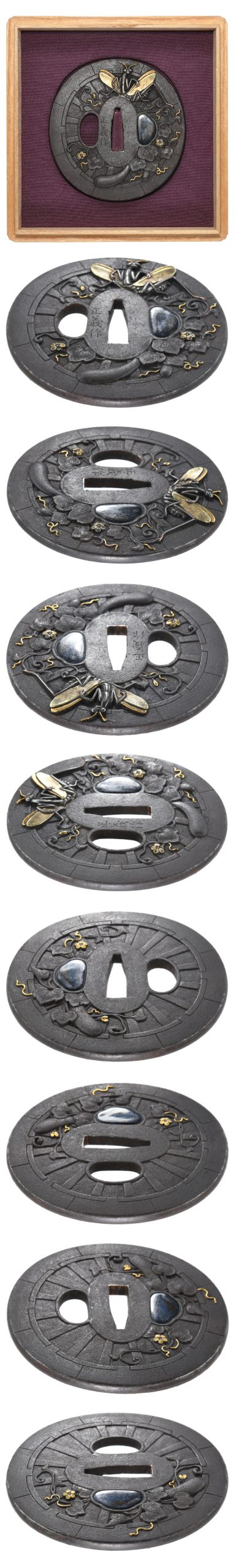 Tsuba [Masayoshi Ryusha-Toro-zu-Tsuba][N.B.T.H.K] Tokubetsu Hozon Tosogu

Ryusha-Toro-zu-Tsuba
 ...