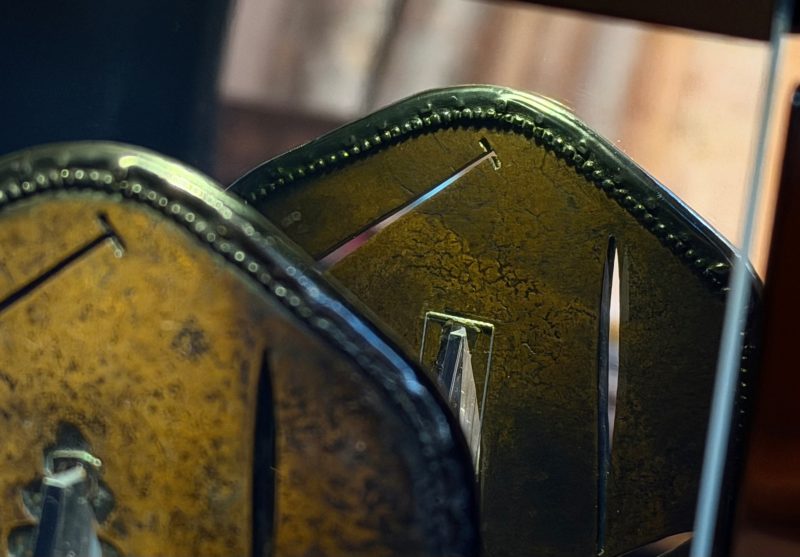 *Hirata Hikozō. The sukashi appears to be a nail motif. It is fitted with a fukurin rim, which c ...