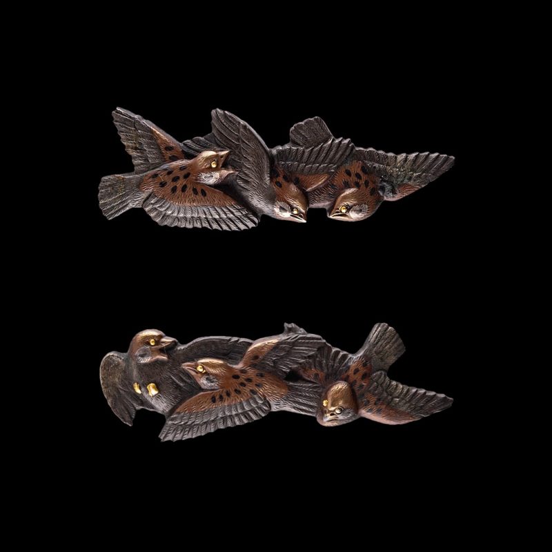 #Menuki by Ishiguro Masatsugu

Though Masatsugu was not one of the main Masters of the Ishiguro  ...